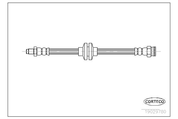 Corteco Ελαστικός Σωλήνας Φρένων - 19029780