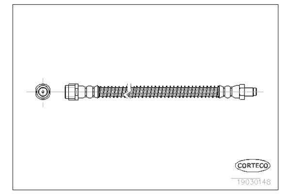 Corteco Ελαστικός Σωλήνας Φρένων - 19030148