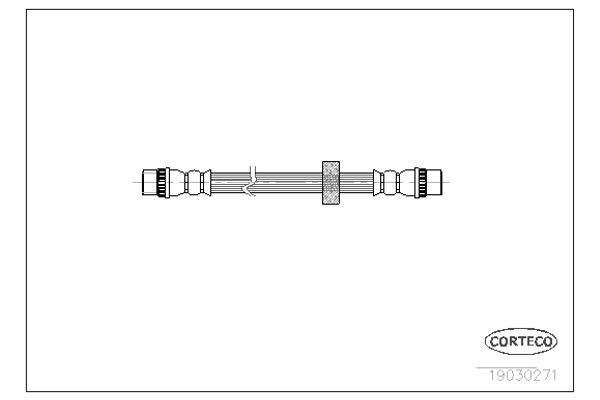 Corteco Ελαστικός Σωλήνας Φρένων - 19030271