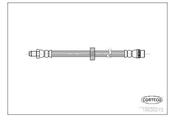 Corteco Ελαστικός Σωλήνας Φρένων - 19030273