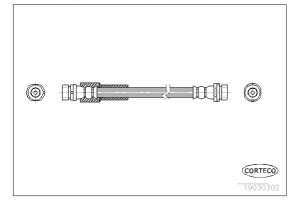Corteco Ελαστικός Σωλήνας Φρένων - 19030302