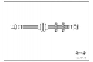 Corteco Ελαστικός Σωλήνας Φρένων - 19031581