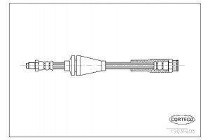 Corteco Ελαστικός Σωλήνας Φρένων - 19031605