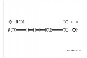 Corteco Ελαστικός Σωλήνας Φρένων - 19031632