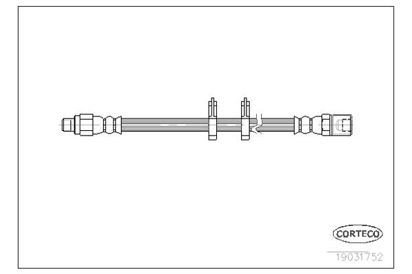 Corteco Ελαστικός Σωλήνας Φρένων - 19031752