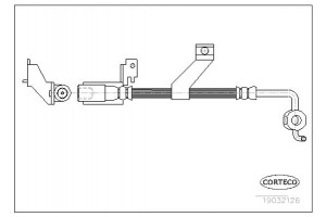 Corteco Ελαστικός Σωλήνας Φρένων - 19032126