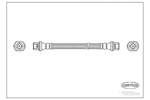 Corteco Ελαστικός Σωλήνας Φρένων - 19032604