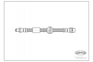 Corteco Ελαστικός Σωλήνας Φρένων - 19032839
