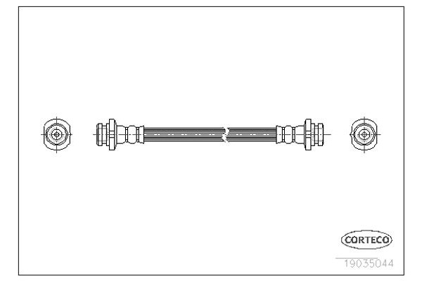 Corteco Ελαστικός Σωλήνας Φρένων - 19035044