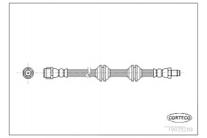 Corteco Ελαστικός Σωλήνας Φρένων - 19035289