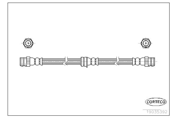 Corteco Ελαστικός Σωλήνας Φρένων - 19035392