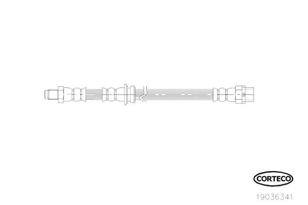 Corteco Ελαστικός Σωλήνας Φρένων - 19036341
