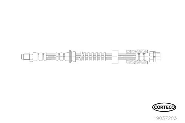Corteco Ελαστικός Σωλήνας Φρένων - 19037203