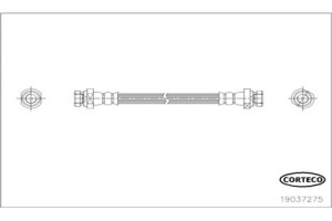 Corteco Ελαστικός Σωλήνας Φρένων - 19037275