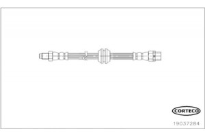 Corteco Ελαστικός Σωλήνας Φρένων - 19037284