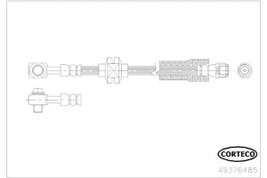 Corteco Ελαστικός Σωλήνας Φρένων - 49376485