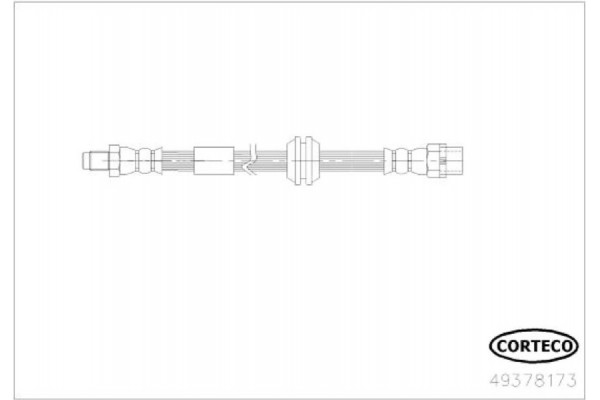 Corteco Ελαστικός Σωλήνας Φρένων - 49378173