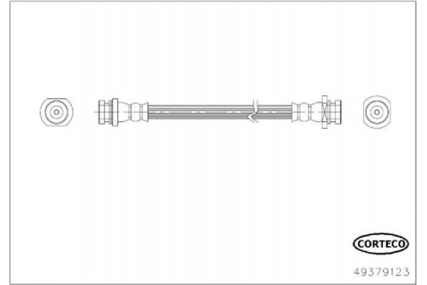 Corteco Ελαστικός Σωλήνας Φρένων - 49379123