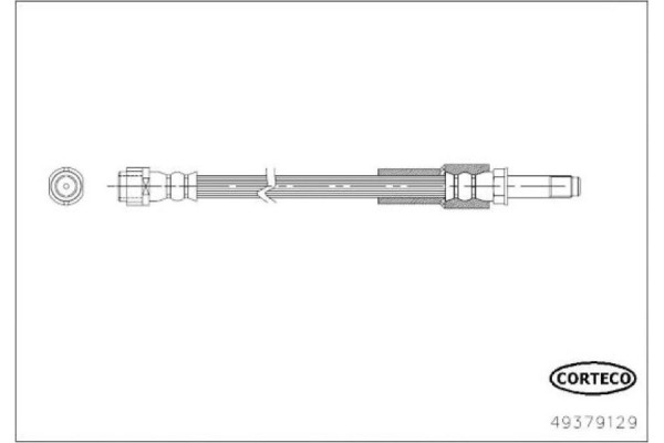 Corteco Ελαστικός Σωλήνας Φρένων - 49379129