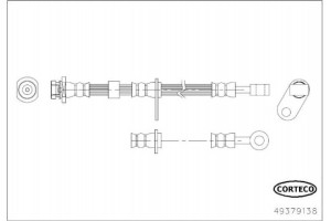 Corteco Ελαστικός Σωλήνας Φρένων - 49379138