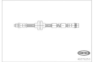 Corteco Ελαστικός Σωλήνας Φρένων - 49379250