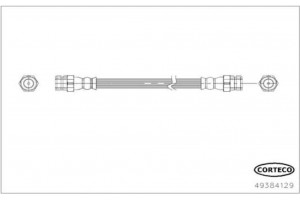 Corteco Ελαστικός Σωλήνας Φρένων - 49384129