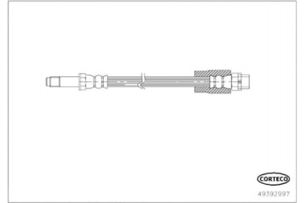 Corteco Ελαστικός Σωλήνας Φρένων - 49392997