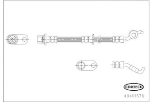 Corteco Ελαστικός Σωλήνας Φρένων - 49401576