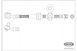 Corteco Ελαστικός Σωλήνας Φρένων - 49418888