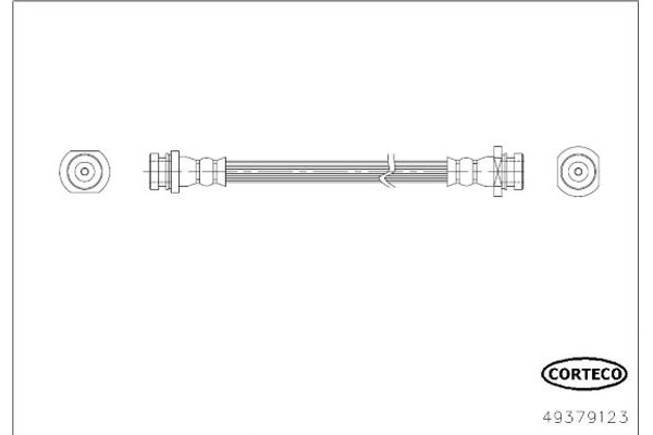 Corteco Ελαστικός Σωλήνας Φρένων - 49379123