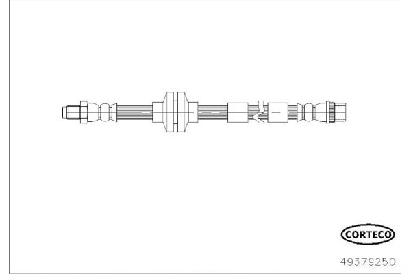 Corteco Ελαστικός Σωλήνας Φρένων - 49379250