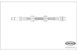 Corteco Ελαστικός Σωλήνας Φρένων - 49384162