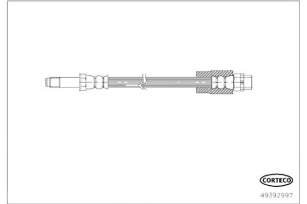 Corteco Ελαστικός Σωλήνας Φρένων - 49392997