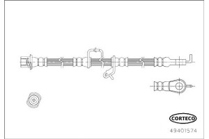 Corteco Ελαστικός Σωλήνας Φρένων - 49401574
