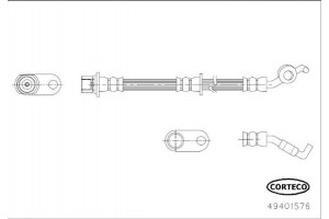 Corteco Ελαστικός Σωλήνας Φρένων - 49401576