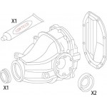 Corteco Σετ στεγανοπ., Διαφορικό - 19535815