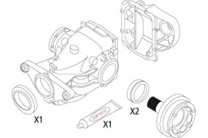 Corteco Σετ στεγανοπ., Διαφορικό - 19535823