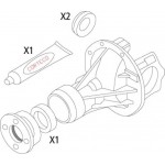 Corteco Σετ στεγανοπ., Διαφορικό - 19536212