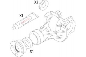 Corteco Σετ στεγανοπ., Διαφορικό - 19536212