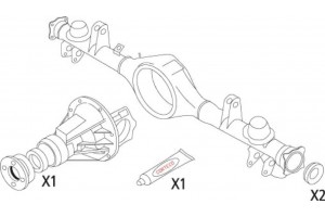 Corteco Σετ στεγανοπ., Διαφορικό - 19536213