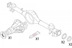 Corteco Σετ στεγανοπ., Διαφορικό - 19536214
