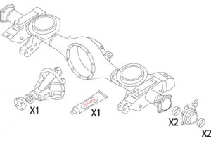Corteco Σετ στεγανοπ., Διαφορικό - 19535816