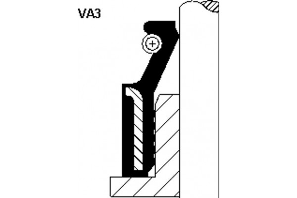 Corteco Στεγανοπ. δακτύλιος, Στέλεχος Βαλβίδας - 49472003