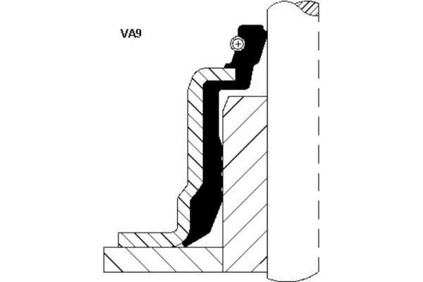 Corteco Στεγανοπ. δακτύλιος, Στέλεχος Βαλβίδας - 19036644