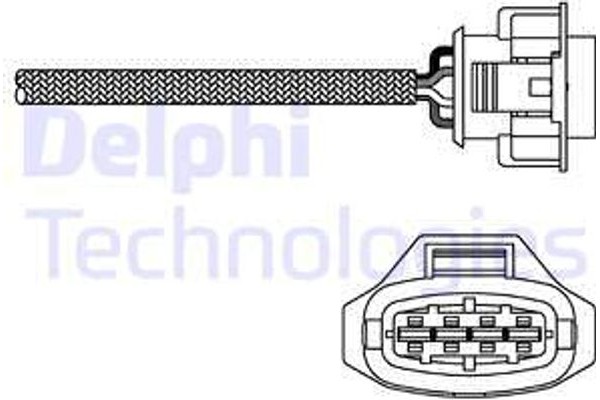 Delphi Αισθητήρας Λάμδα - ES10790-12B1