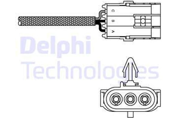 Delphi Αισθητήρας Λάμδα - ES10970-12B1