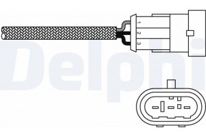 Delphi Αισθητήρας Λάμδα - ES10971-12B1