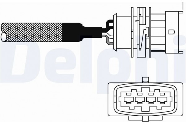 Delphi Αισθητήρας Λάμδα - ES10982-12B1