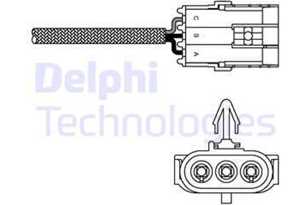 Delphi Αισθητήρας Λάμδα - ES10995-12B1