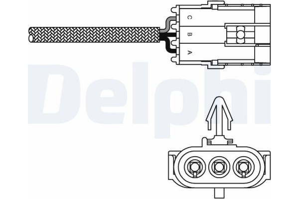 Delphi Αισθητήρας Λάμδα - ES10995-12B1